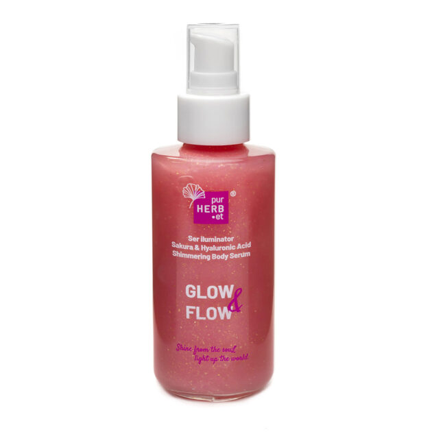 Glow & Flow Sakura és Hialuron Test Szérum