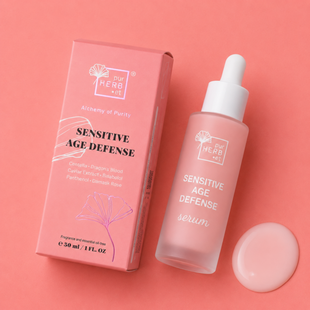 Serum Age Defense Sensitive - pentru ten sensibil, matur cu riduri