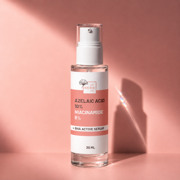 Szérum pigmentfoltokra – Azelainsav 10%, Arbutin 1%, Ginkgo biloba